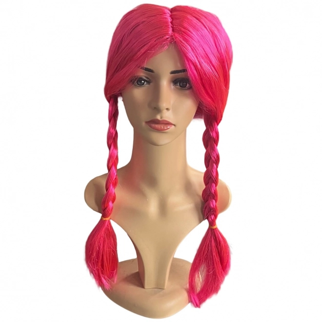 Lollipopz Green Wig – Pink with Braids