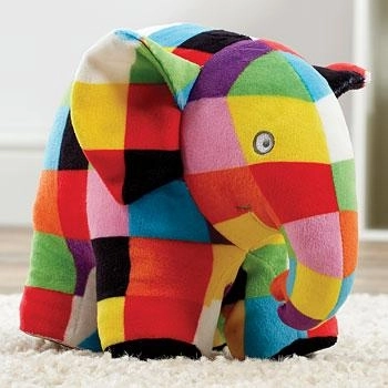 Elmer the Colorful Plush Elephant Toy