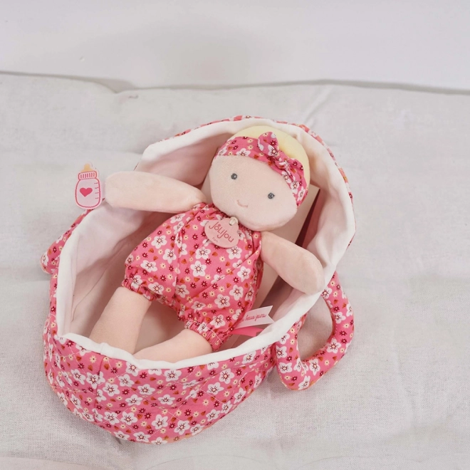 Marylou Soft Doll with Quilted Bag