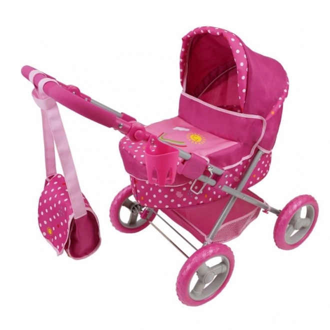 Stroller for Dolls with Bag - Polka Dot