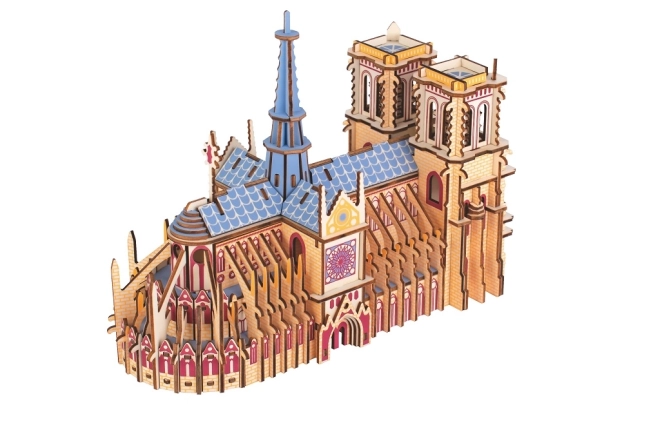 Woodcraft Wooden 3D Puzzle Notre-Dame Cathedral