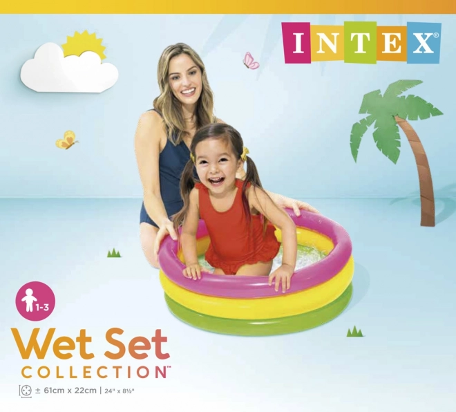 Inflatable Pool Sunset for Kids