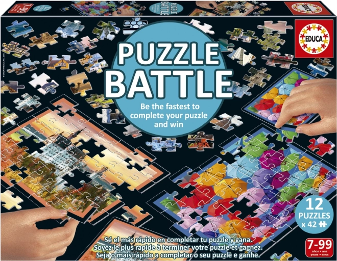 Educa travel puzzle battle