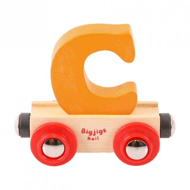 Wooden Alphabet Wagon - Letter C