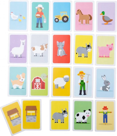 Cheerful farm illustrations for little ones