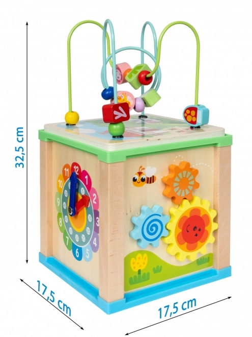 Wooden Activity Cube
