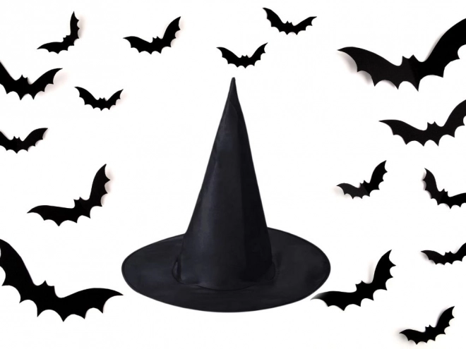 Halloween Witch Costume Hat Black