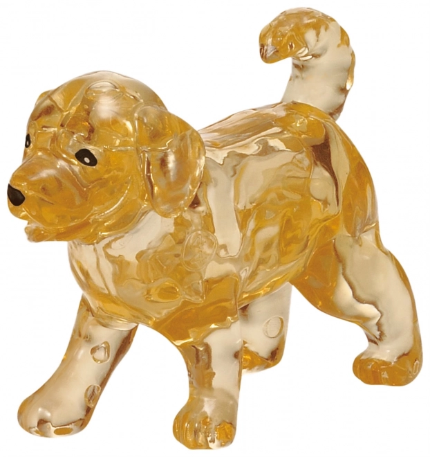 3D Crystal Puzzle Golden Retriever and Puppy