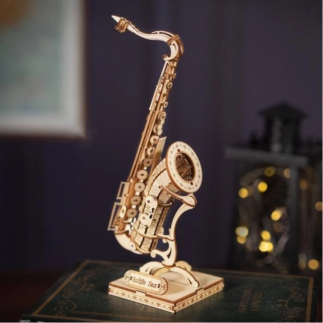 Wooden 3D Puzzle Saxophone