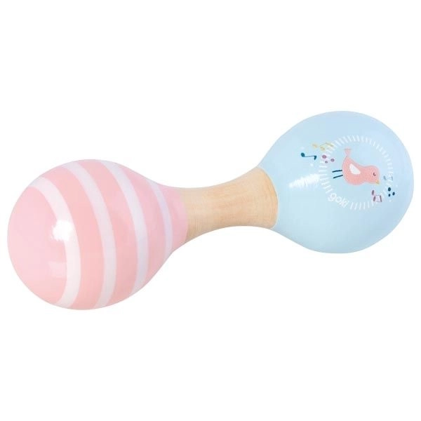 Pastel Bird Wooden Maracas