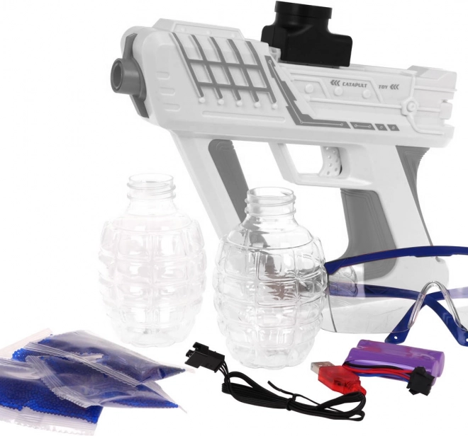 Siva gel pištolj Gel Blaster s priborom