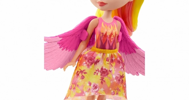 Enchantimals Doll Falon Phoenix and Chick Sunrise