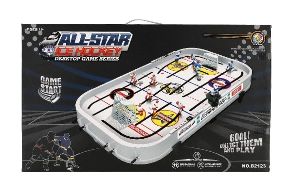 Table Hockey Game with Metal Rods