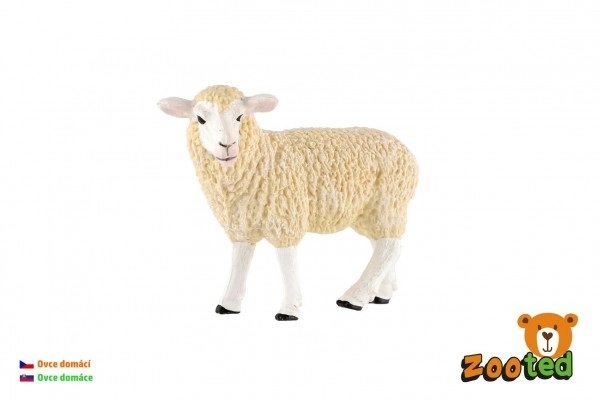 Farm Sheep Figurine 8cm