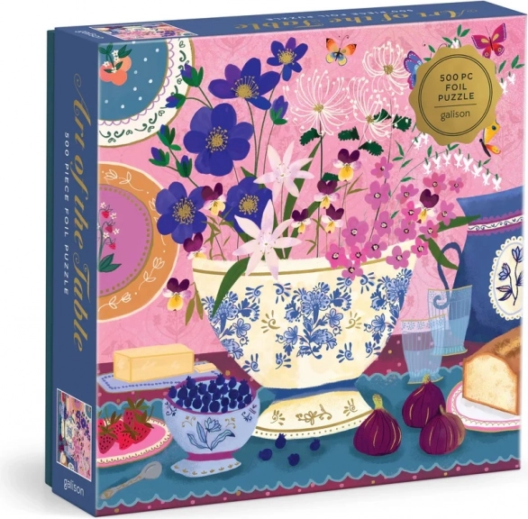 Puzzle Galison Follie d'arte a tavola di Joy Laforme 500 pezzi