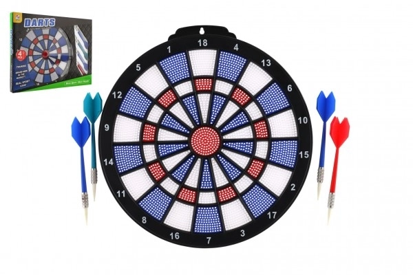 Dartboard With 4 Darts