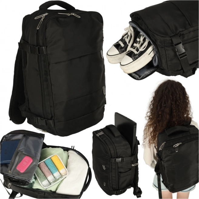 Waterproof travel backpack for airplane luggage