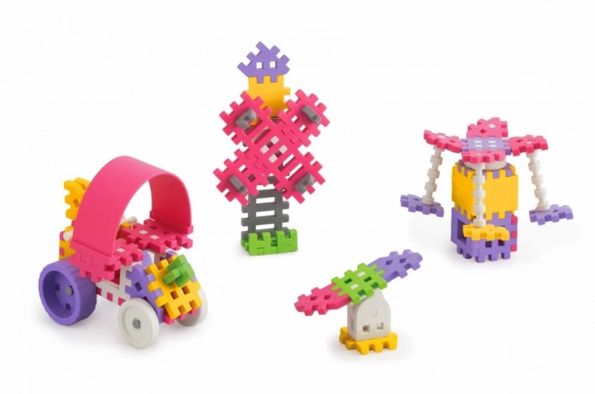 Mini Waffle Construction Set 70 Pieces for Girls