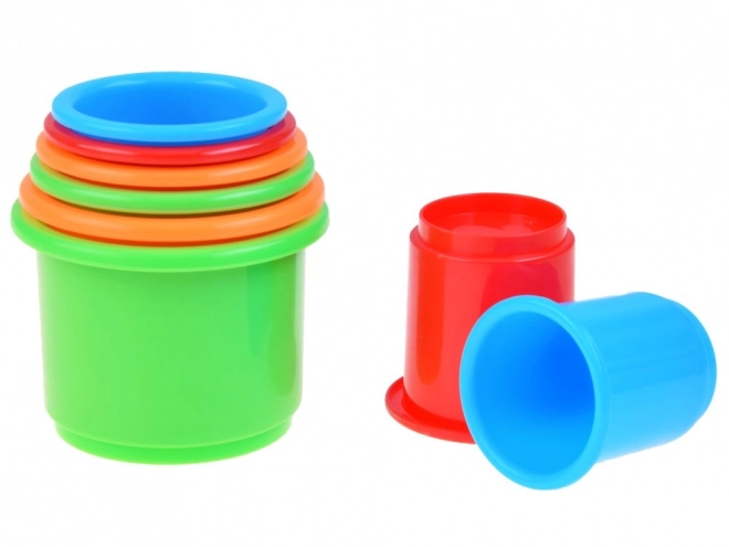 Colorful Little Tikes Stacking Cups