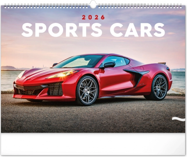 Wall Calendar Fast Cars 2026