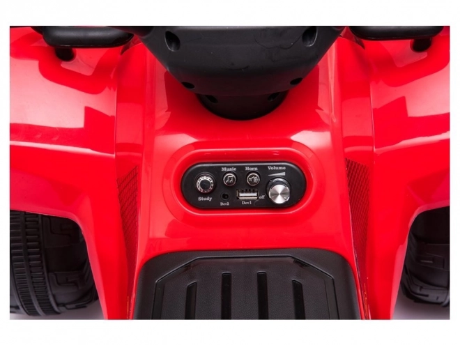 Red Electric Quad Bike for Kids