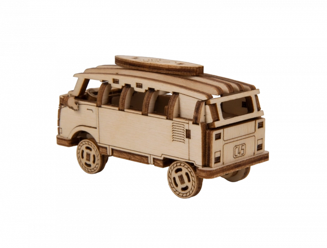 Wooden City 3D Puzzle Retro Minibus