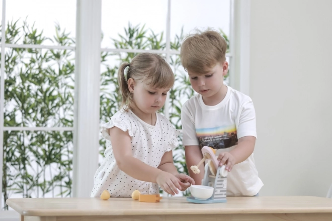 Wooden Toy Mixer