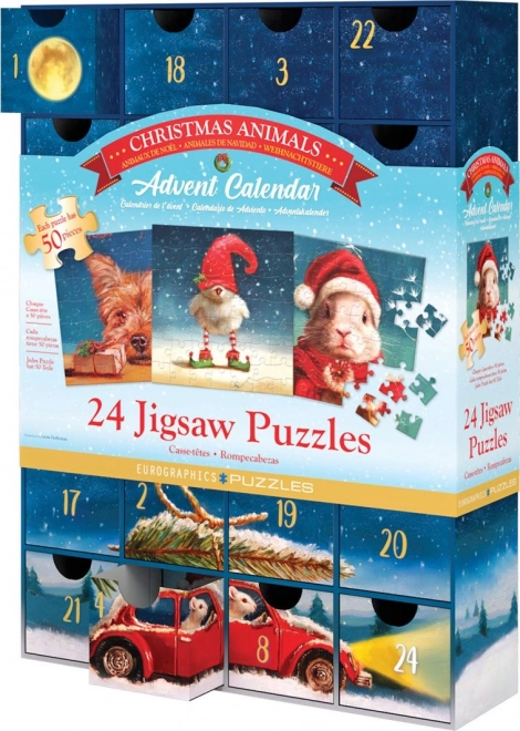 Eurographics Advent Calendar Puzzle: Christmas Animals