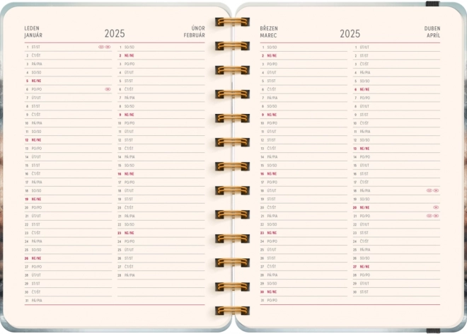 Spiral 18-Month Planner Japan 2024/2025