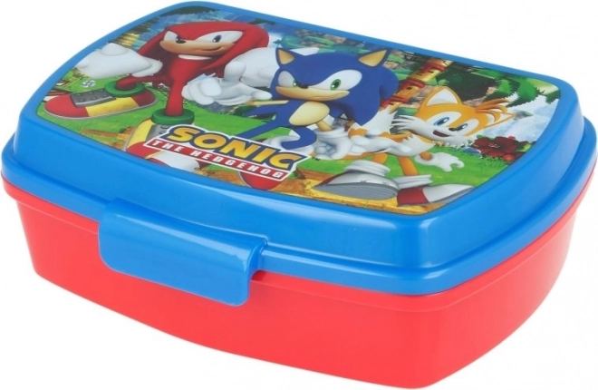 Lunch Box For Kids Sonic The Hedgehog Blue And Red