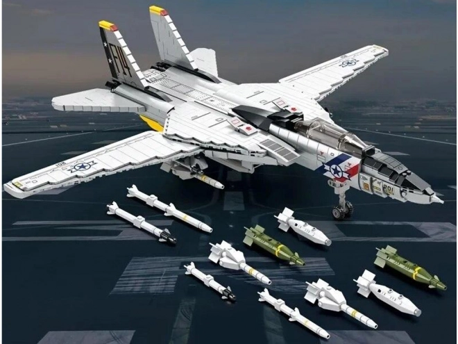 Technical Building Blocks F-14 Tomcat Fighter Jet Set