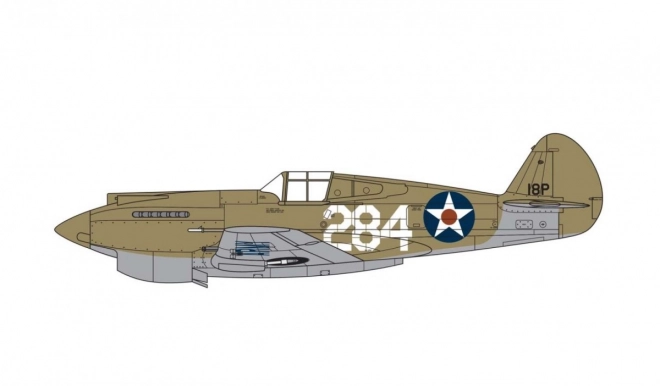 Modello di assemblaggio Curtiss P-40B Warhawk