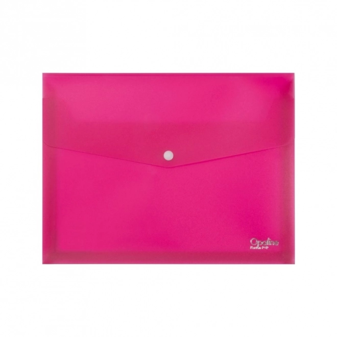 Expandable Document Folder with Snap Closure A4 Pink