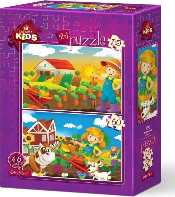 Art Puzzle Farmer Puzzle Set