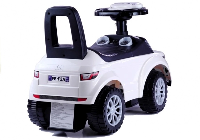 Toddler Ride-On with Sound and Lights White