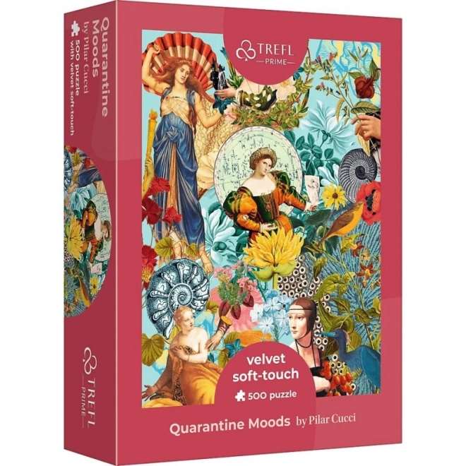 Velvet Soft Touch Puzzle: Moods in Quarantine 500 Pieces