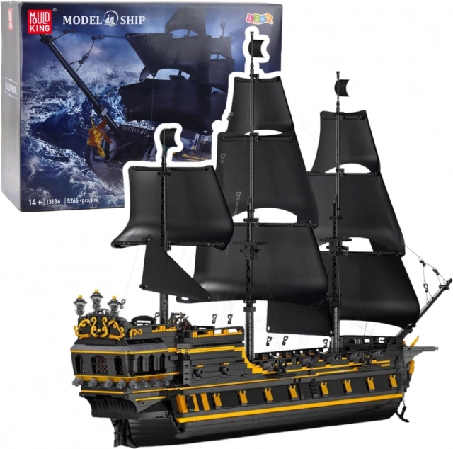 Bouwset piratenschip Zwarte Parel 5266 stukjes