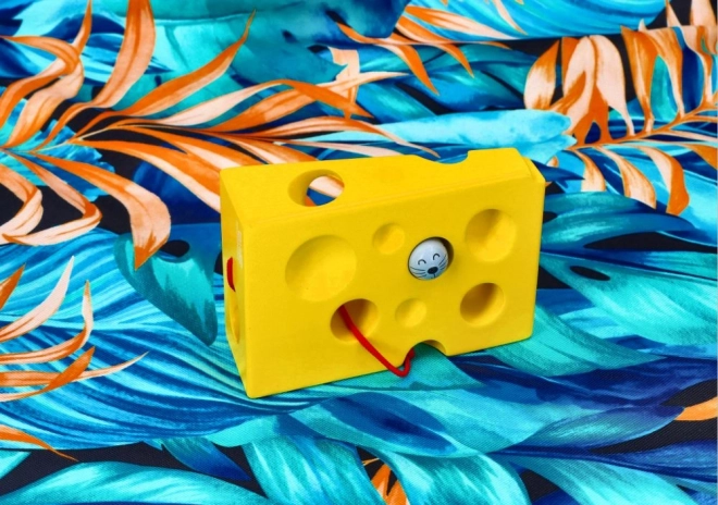 Yellow Cheese Maze Toy for Mouse