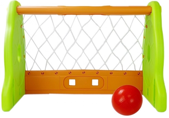 Children's Green and Orange Soccer Goal