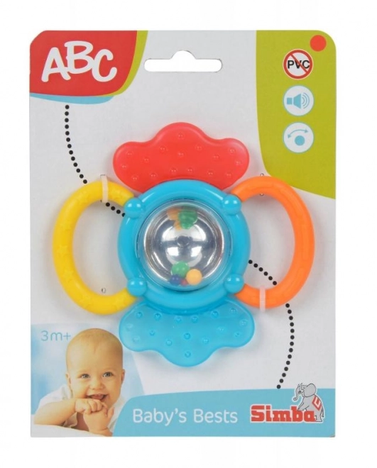 Rattle and Teether in One, 12cm