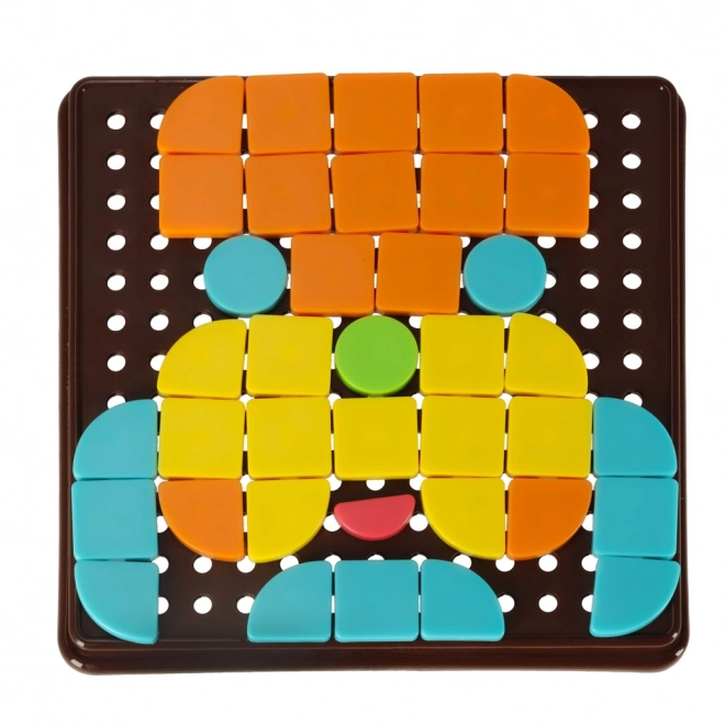 Creative Logical Puzzle Mosaic with Geometric Shapes