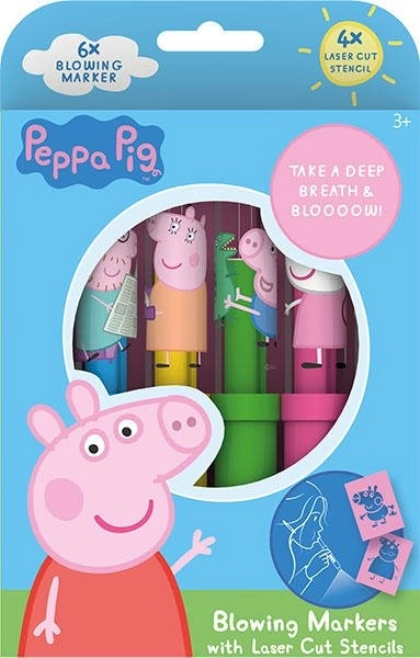 Peppa Pig Blowing Markers Set for Kids