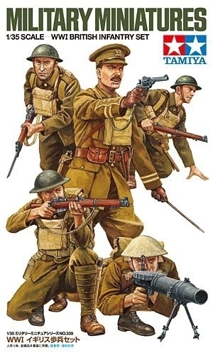 Plastic Model British Infantry from World War I