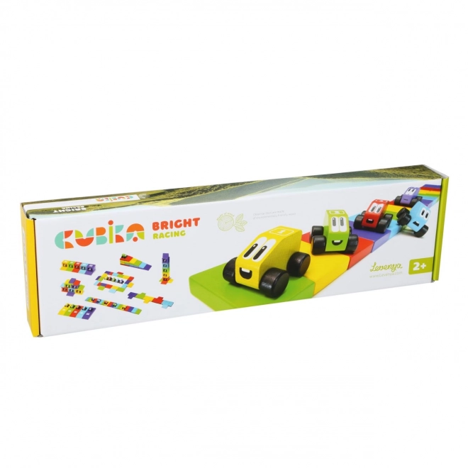 Cubika Fun Race Wooden Construction Set