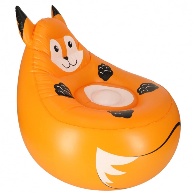 Inflatable Fox Armchair for Kids