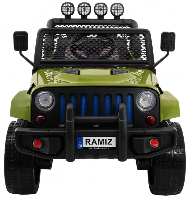 Off-road Car Raptor Drifter Green + Remote Control + 4x4 Drive + Storage Space + Slow Start + MP3 LED Light