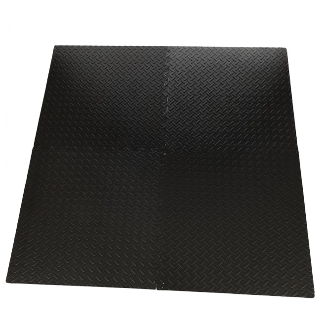 Educational Foam Puzzle Mat Black 60 x 60 cm 4 Pieces