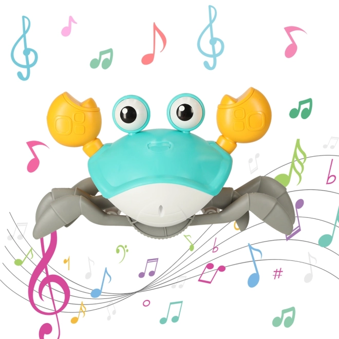 Interactive Crawling Crab Toy with Sound – Blue