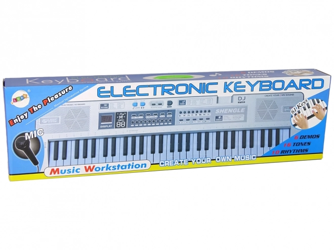 Children's Keyboard with Microphone 61 Keys