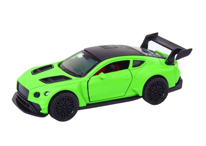 Green Friction-Powered Sports Car 1:32 Scale